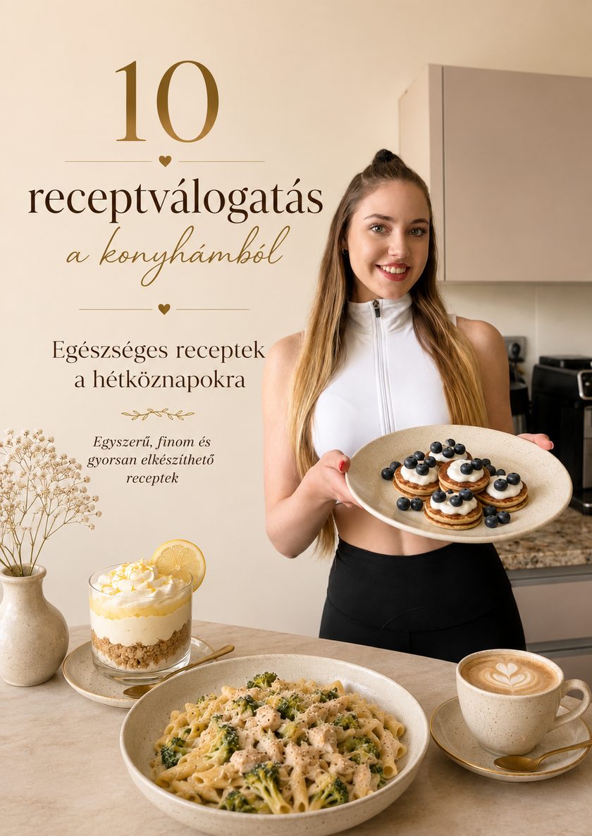 10 receptválogatás a konyhámból - receptfüzet borítója