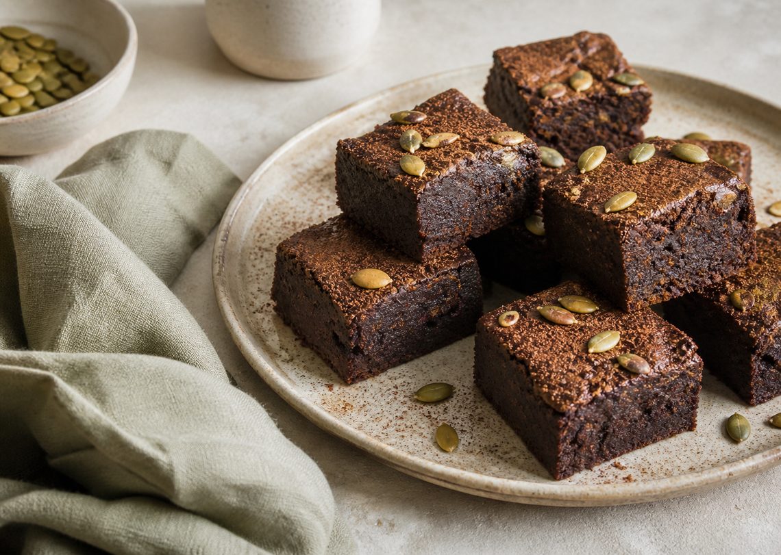 Csokis sütőtökös brownie