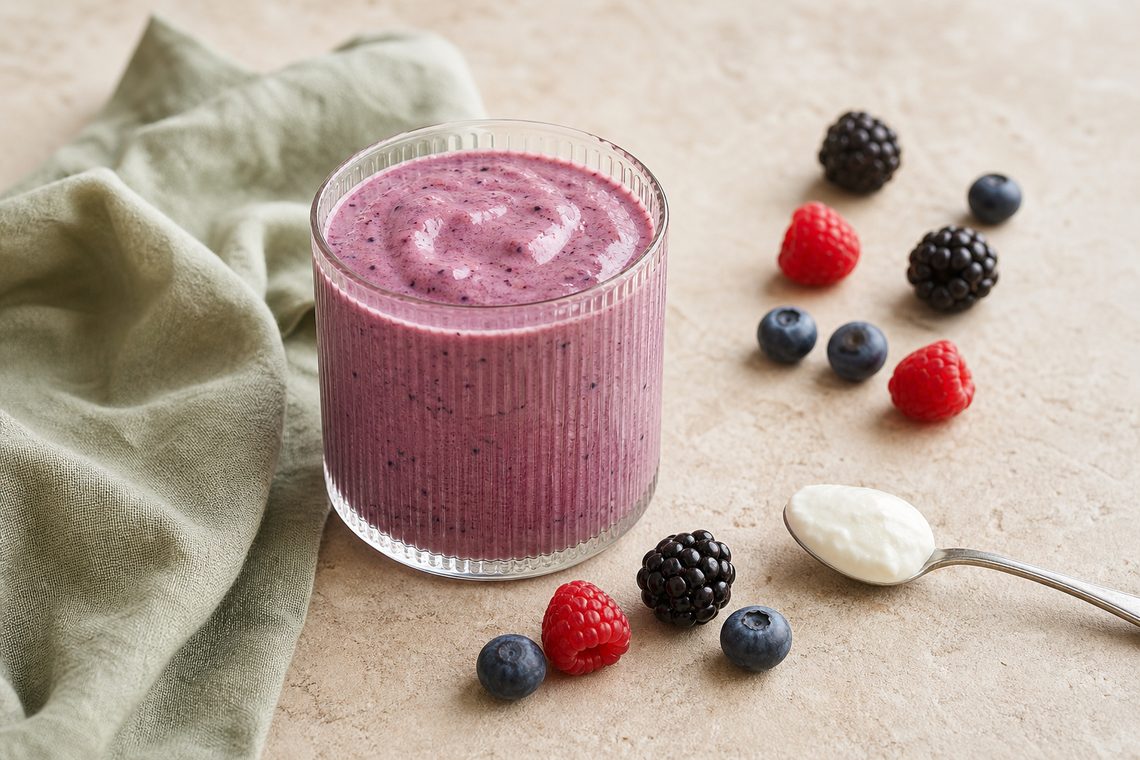 Bogyós gyümölcsös smoothie